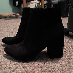 Black Suede booties